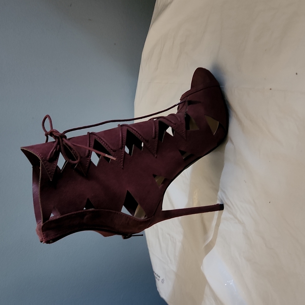 Open toe booties